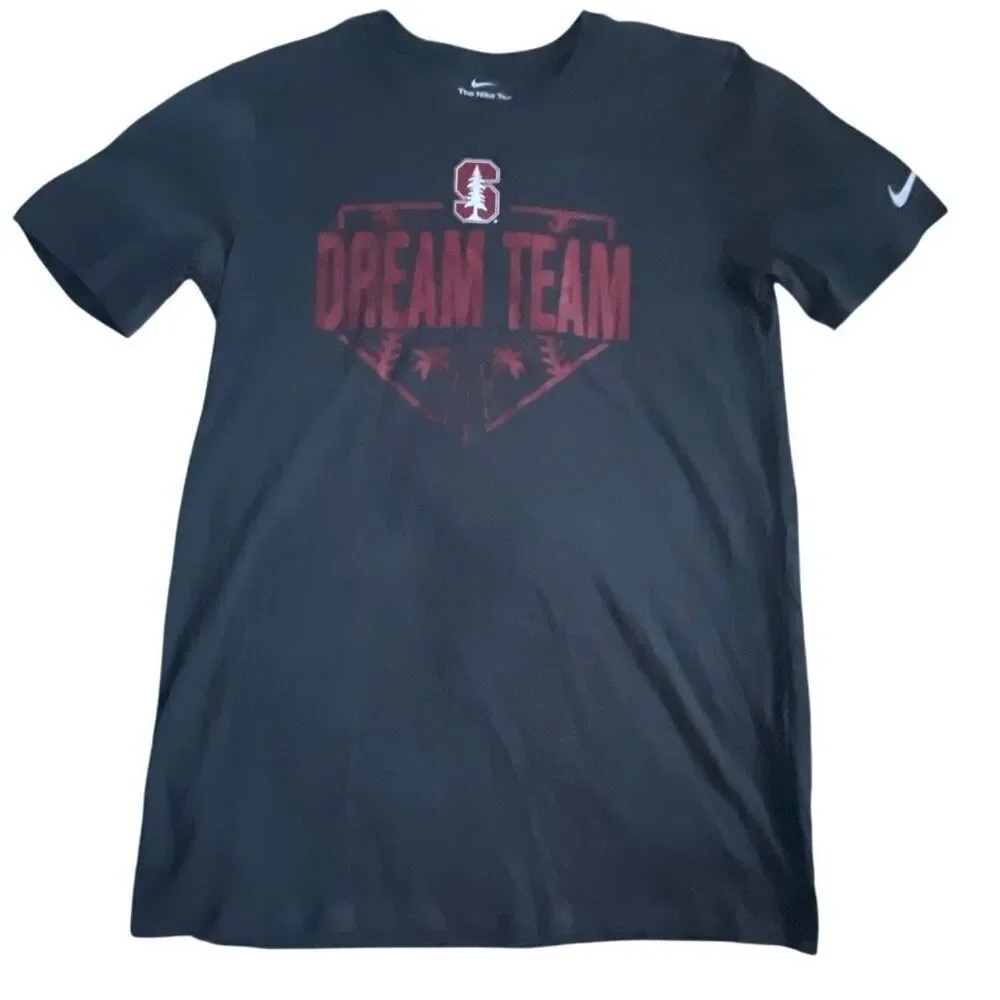 NWOT Stanford Baseball/Softball Nike Charcoal Short Sleeve Dri-fit Tee
